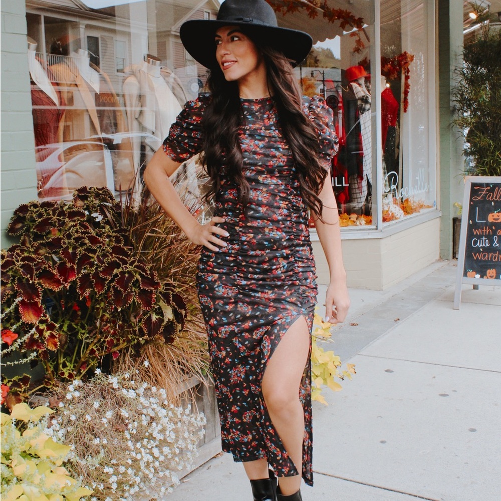 Free people Briella Midi twilight combo dress
